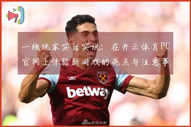 一线玩家实话实说：在开云体育PC官网上体验新游戏的亮点与注意事项